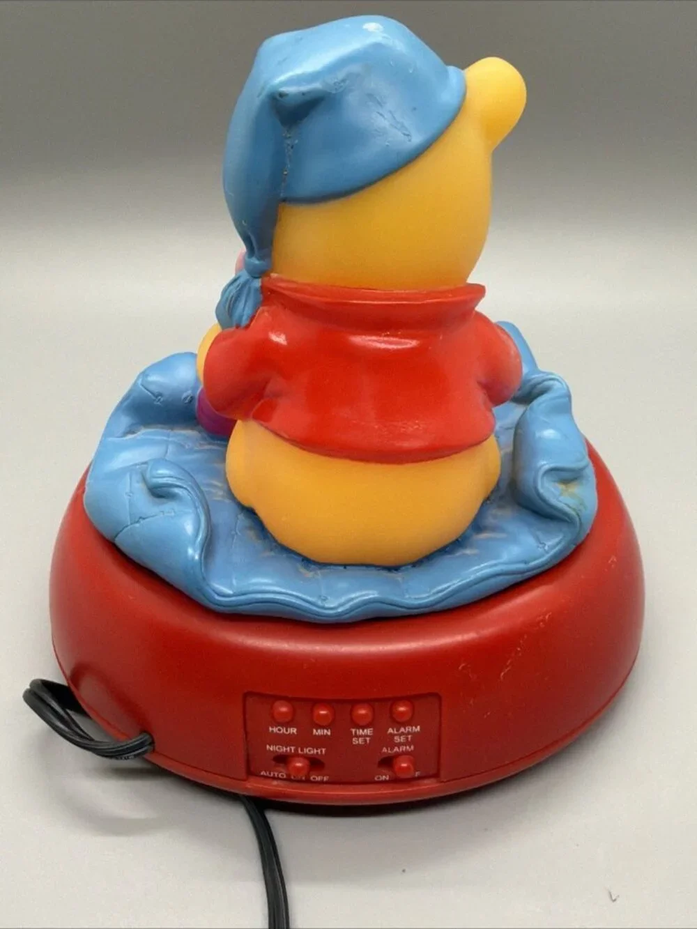 Vintage Winnie the Pooh Alarm Clock And Nightlight - Used Fully Functioning